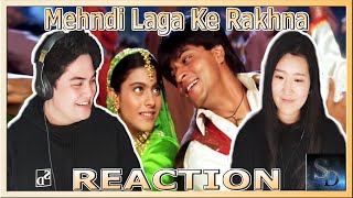 Mehndi Laga Ke Rakhna Song REACTION  Dilwale Dulhania Le Jayenge  Shah Rukh Khan  Kajol  Lata [upl. by Afira215]