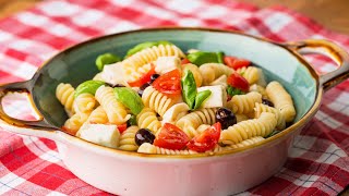 Insalata di pasta alla mediterranea  Fresca buona e decisamente semplice [upl. by Anima]