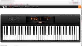 🎹 Virtual Piano  Svensk Filmindustri Theme impossible [upl. by Krusche]