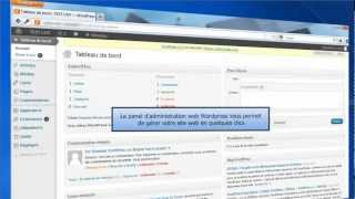 Créez votre site web Wordpress en quelques clics [upl. by Aissac]