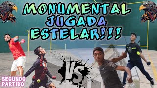 ABRAHAM Y PAPAYAS VS NEFAS Y MOMITO FRONTÓN LAS AGUILAS 2do Partido frontonamano fronton [upl. by Alael]