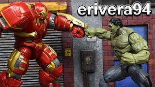 Marvel Legends HULK amp HULKBUSTER IRON MAN First Ten Years 10th Anniversary 2 Pack Figure Review [upl. by Ennagem]