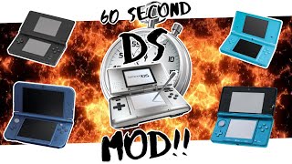 Modding a DS in 60 Seconds  Setting up an R4 for DS  DSi  3DS shorts [upl. by Felicie404]