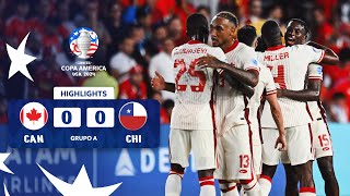 CANADÁ 00 CHILE  HIGHLIGHTS  CONMEBOL COPA AMÉRICA USA 2024™ [upl. by Ynitsed]