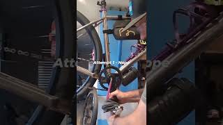 SRAM DUB crank removal hack with an inner tube sramdub lifehack mechanicwizardry gravelbike [upl. by Cullan]