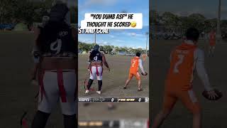 he got clowned 7v7football football flagfootball touchdown sportsball highlights tournament [upl. by Necyla]