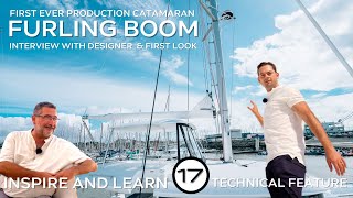 Lagoon Catamarans NEW Furling Boom System  Inspire amp Learn [upl. by Litt]