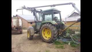 Gülle fahren 2013 mit Gülle fahren mit John Deere 6410 und Fendt Farmer 311 LSA und Case Maxxum 5150 [upl. by Ayaj]