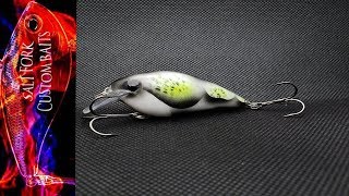 How To Custom Paint A Crankbait  Dragon Craw [upl. by Narib]