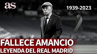 Muere Amancio Amaro leyenda del REAL MADRID  Diario As [upl. by Eedak576]