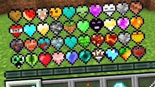 Minecraft But There Are Custom Hearts [upl. by Naujej966]