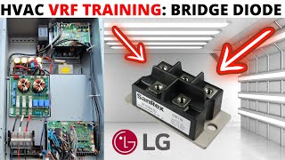 HVAC Training How To Check Bridge DiodeBridge Rectifier For VRF HVAC Systems LG VRF Training [upl. by Jeanne563]