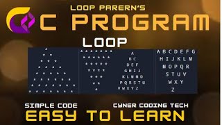 LOOP  C programing Patern  100  New Patern  Ai based Patern ♥️👍  Cyber Coding Tech [upl. by Stead]