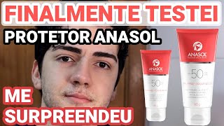 PROTETOR ANASOL FPS 50 TOQUE SECO Protetor Solar Facial [upl. by Mohandis544]