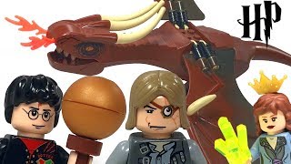 BrickQueen LEGO Harry and the Hungarian Horntail 4767 Harry Potter Goblet of Fire Review [upl. by Junie]