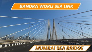 Bandra Worli Sea Link Drive  Mumbai Sea Bridge  Mumbai  India [upl. by Llerraj]