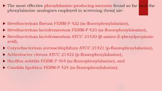 LPhenylalanine production [upl. by Doria948]