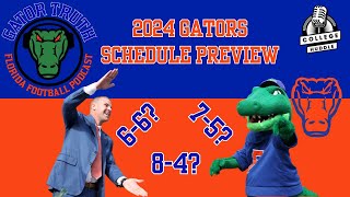 2024 Florida Gators Schedule Preview [upl. by Obnukotalo]