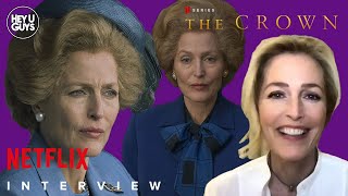 Gillian Anderson on playing Margaret Thatcher in The Crown Season 4 [upl. by Nnodnarb354]