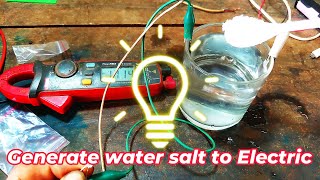 How Salt Water Can Generate to Electricity [upl. by Nide142]