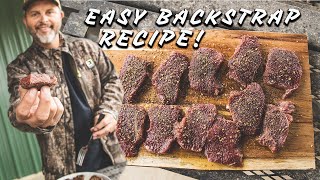 Deer BACKSTRAP The Easy Way Venison Recipes [upl. by Vale]