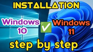 windows 10 and windows 11 full installation step by step [upl. by Miru]