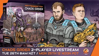 Circadians Chaos Order  2 Player Designer Playthrough [upl. by Nylanna840]