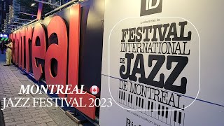 Montreal Jazz Festival 2023 MontrealJazzFestival montreal [upl. by Reace]