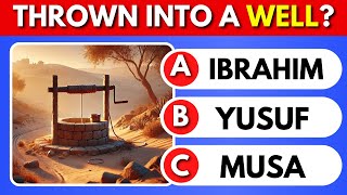 Can You Guess The Prophet Quiz  Islam Quiz [upl. by Eatnwahs914]