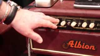 NAMM 2014 Albion Amplifiers [upl. by Nylzor]