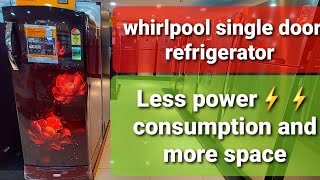 whirlpool single door Refrigerator  Whirlpool 215 L 5 Star Inverter DirectCool fridge [upl. by Enicar]