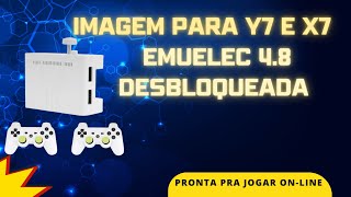 Nova Imagem Para O Game Stick Y7 e X7 64GB Emuelec 48 Vários Jogos Em Português [upl. by Einnij]