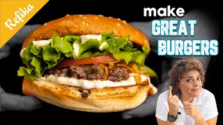 Refikas Special Burger Recipes  All Tips For The Perfect Burgers With Different Patties 🤩 [upl. by Arianie]