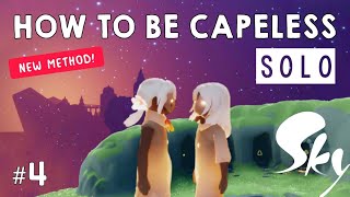 How to be Capeless  new solo method October 2021  Sky Children of the Light COTL [upl. by Ycniuq]