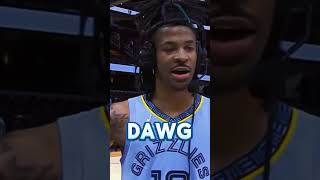 “I Don’t Fear Nobody Dawg” Ja Morant EDIT Song Name Rather Be edit fypシ゚viral nba shorts [upl. by Jenne]