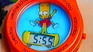 Kelloggs Simpsons Watches UK 2003 Advert [upl. by Cung]