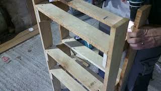 How To Make a Shoes Rack With Only Some Plain Wood planks [upl. by Durware]