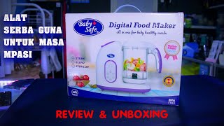 REVIEW DIGITAL FOOD MAKER MERK BABY SAFE TIPE LB02  CARA BARU UNTUK MPASI YANG SIMPLE DAN SEHAT [upl. by Ennyl]