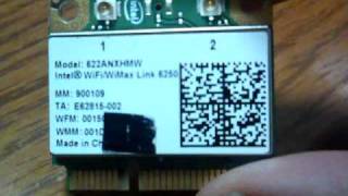 Intel WiMAX ハーフサイズアダプタを比較してみる [upl. by Torey]