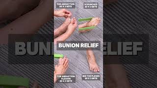 Quick Bunion Relief Exercise for Foot Pain  Strengthen amp Stretch Your Feet [upl. by Elburr806]