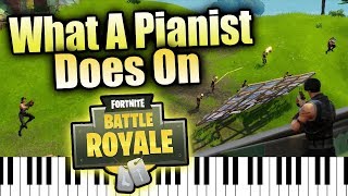 WHAT A PIANIST DOES ON FORTNITE Fortnite Trolling [upl. by Adnol]