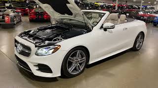 2018 Mercedes E400 Convertible in White [upl. by Neeloc]