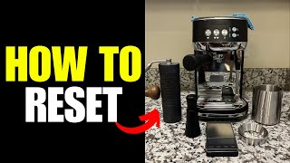 How to Reset Breville Bambino Plus [upl. by Annawaj73]