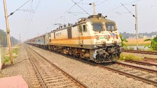 Furiously Wap7  EMU Local  Other Trains Attack Bally and Begampur At High Speed 🔥🔥 [upl. by Nnayr]