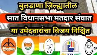 बुलडाणा ज़िल्ह्यातील सात विधानसभेची राजकीय गणित Vidhansabhaelection2024 [upl. by Imalda191]