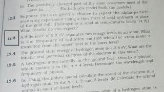 A difference of 23 electron volt separates two energy level in an atom [upl. by Cooperstein]