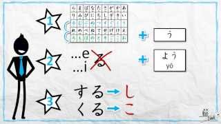 Learn how to say quotLetsquot in Japanese Casual Volitional form 意向形 [upl. by Cohlette]