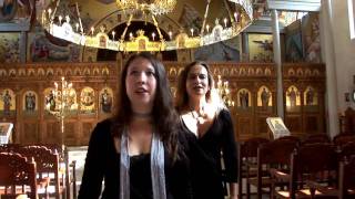 vocame sings quotek rizis agathisquot cassia greek orthodox chant [upl. by Aicinoid]