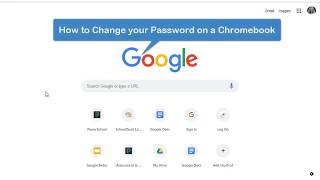 How to Change the password on your Chromebook [upl. by Hanonew]