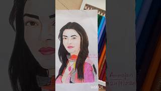 Kajal Agarwal colour pencil drawing [upl. by Kress]